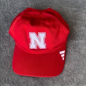 Adidas Red Nebraska cap